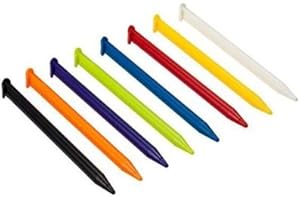 Under Control - Pack de 8 Stylets Multicolores New 3DSXL
