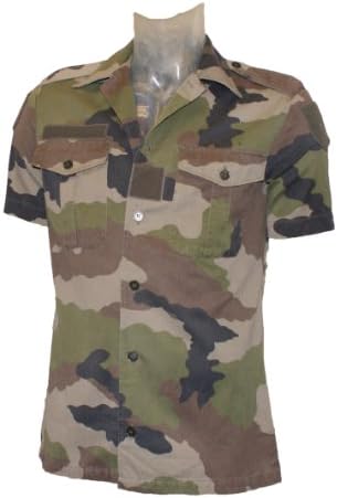 French Army Issued Short Sleeved Camouflage Shirt (43-44)