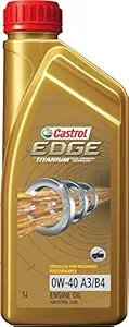 Castrol Edge 0W-40 API SN Fully Synthetic Engine Oil for Petrol Cars (1 L)