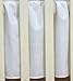 Baby Cot Valance Frilled Sheet To Fit Cot 120 x 60 cm - PLAIN WHITE