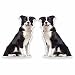 Produktbild 2 x border Collie Vinyl Aufkleber Aufkleber Laptop Auto Reise Gepäck Label Tag # 9637 - 10cm/100mm Wide