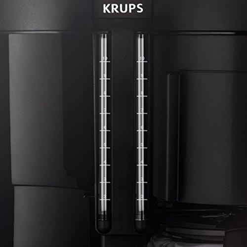 Krups KM8508 Doppel-Kaffeeautomat Duothek Plus, Kombiautomat Kaffee/Tee, 2 x 10 Tassen, schwarz - 4