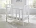 Tutti Bambini Jenny Dropside Cot With Wheels (White)