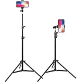 SMAYLİNG 2.1m Ayarlanabilir Tripod Telefon Standı &ndash; 360&deg; D&ouml;nebilen Başlık, &Uuml;stten &Ccedil;ekim & Dikey/Yatay Kullanım, Katlanabilir 