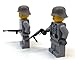 Modbrix 8818 – ✠ 2 Stück Custom Minifiguren Deutsche Wehrmacht Soldaten aus original Lego® Teilen ✠ - 2