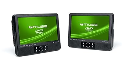 MUSE M-995 CVB - Deux moniteurs LCD avec lecteur DVD intégré - affichage - 9 po - externe