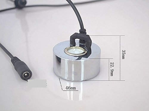 DC 24V Ultraschall Nebel Maker Fogger Luftbefeuchter Wasserbrunnen Teich mit Netzteil - 2