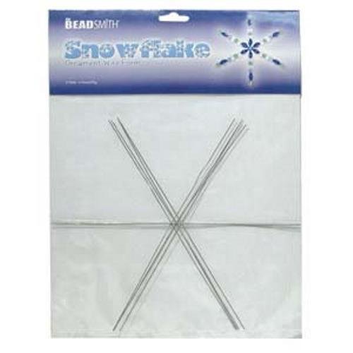 Snowflake Wire | 9" | 1 Pack (4 Snowflakes) | Many Colours & Sizes | Free Delivery