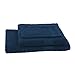 Produktbild JULES CLARYSSE Lot de 1 serviette + 1 drap de bain + 1 gant de toilette Viva - Bleu Marine