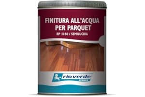 RIO VERDE Finitura Finitura all'acqua per parquet Rioverde RP 1160 da 0.750 Lt