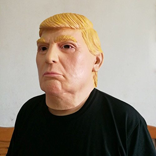 Donald Trump Maske aus Latex Präsident president für Erwachsene Kostüm Karneval Verkleidung Fasching - 4