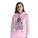 Produktbild Brief Drucken Weihnachten Kapuzenpullover Damen Solide Kapuzenpullis Frauen Hemden Tops Bluse mit Kapuze Hemd Lose Slim fit Pullover Mantel Sweatshirts Blusen Outerwear Elecenty (Rosa, L)
