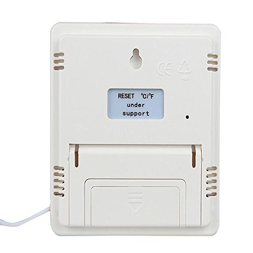 Irmessi Outdoor und Indoor-Digital-Thermometer und Hygrometer Wetterstation Luftfeuchtigkeit und Temperaturmonitor - 3