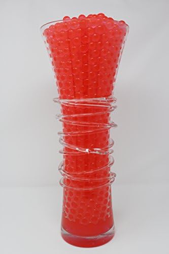 DabbersIT® Gel Balls / Water Beads in 50g / 250g / 500g / 1kg packs - ideal for weddings, centrepieces, sensory play (Light Red, 50 GRAMS)