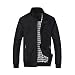 Produktbild Aoogo Herren Zipper Große Größen Coat Freizeitjacke Männer Jacke Winter Warme Übergangsjacke Mantel Outwear Slim Trenchcoat Long Trench