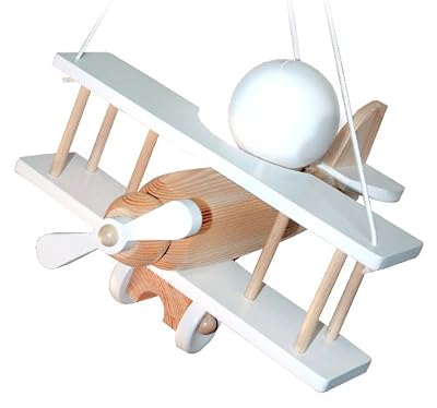 Waldi Lampe suspendue Avion naturel/blanc/Petit