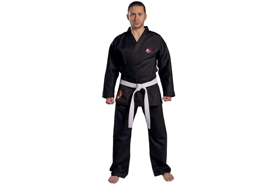 Karate Suit Uniform Gi Kit with Belt by Athletics Gear | Polyester Cotton Blend, Light Weight, for Kids, Men & Women