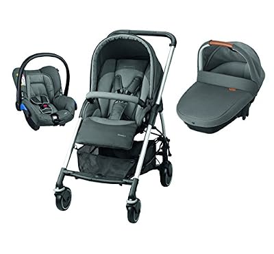 Bébé Confort Streety Amber Trio Poussette Combinée Concrete Grey