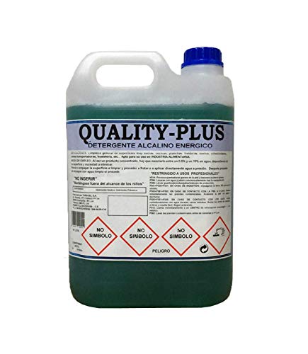 CE Quality-Plus DESENGRASANTE SÚPER-Concentrado Energético."Especial para COCINAS Y Suelos Muy sucios - Motores " Aroma MENTOLADO (5Kgrs)