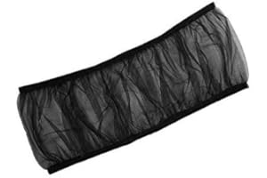 HEEPDD Copertura a Gabbia per Uccelli, Universale Nylon Mesh Pet Uccelli Pappagallo Gabbia di Semi Copertura Catcher Shell Morbida ventilata Birdcage Gonna Taglia L (Nero)