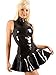 Produktbild GYH Damen PVC Lederkleid Wetlook A Linie Ärmellos Mini Latex Nachtclub Kleider,XL