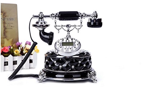 détail Fashion Creative Antique European Style Retro Rural Telephone des ménages Bureau Téléphone fixe Caller ID ( couleur : #4 )