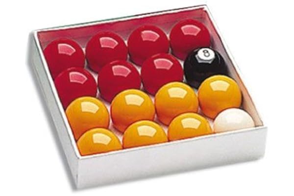 BCE Billes Pool Supapro 50,8 mm - Billes - 7 rouges, 7 jaunes, 1 noire, 1 blanche - Enfant - TOYS_AND_GAMES