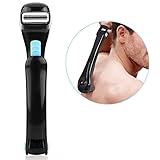 4. Corta cuerpo fácilmente para llegar a todas las áreas y eliminar el vello de la espalda.