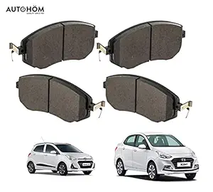 AUTOHOM CAR FRONT BRAKE PAD COMPATIBLE WITH HYUNDAI i-10 GRAND / XCENT