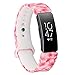 Produktbild Glowjoy Kompatibel für Fitbit Inspire/Inspire HR Armband,Ersatz weiche Silikon Sport Wrist Band Strap Ersatzarmband Uhrenarmbänder Trageschlaufe Kompatibel mit Männer Kinder Frauen (B)