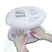Nail Polish Dryer Fan UK PLUG Infrared Auto Sensor Induction With Warm & Cool Wind For Both Hands And Feet White By Elite99®