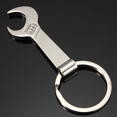 Preisvergleich Produktbild MASUNN Multifunktional Metall Creative Flaschenhalter Schlüsselanhänger Ring-Silber