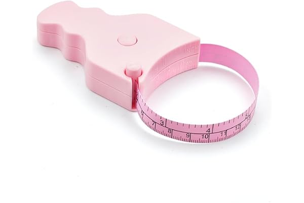 WINTAPE Måttband för kroppen: 150 cm (60 tum), enhandsanvändning, kompakt och ergonomisk design gör att du kan gå ner i vikt