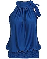 Débardeurs Femme Débardeur Long Femme Grande Taille - Hanky Hem Sans Manches - Viscose élasthanne - Taille 44 à 50 Viscose élasthanne Confortable