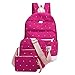 Produktbild BEIBAO 3 Teile/Satz Mode Étudiant Buch Tasche Hohe Qualität Adolescent Rucksack Tches Damen Mädchen Schultasche mit Geldbörse Ordinateur Portable