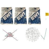 Set 3 Sacchi Sale Rigenerante BWT PERLA TABS 25 Kg – Compresse Per Addolcitori D'Acqua, Incl. Panno Sanvo