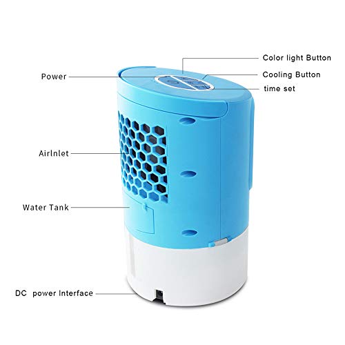 Preisvergleich Produktbild Beonzale Tragbarer Klimaanlagenventilator Mini-Verdampfer-Luftumwälzkühler-Lu... Persönlicher Raum Mini-Größe Klimaanlage