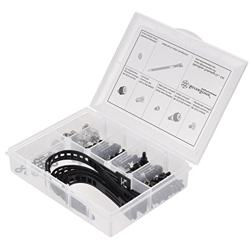 SilverStone SST-CA02 – PC-Schraubenset mit Gehäuseschrauben, Kabelbindern und Unterlegscheiben - 18