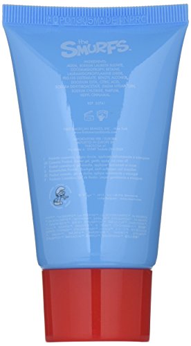 First American Brands Blue Style Papa 3D – Die Schlümpfe Papaschlumpf 100 ml Eau de Toilette + 75 ml Duschgel + Schlüsselanhänger Geschenkset für Kinder, 1er Pack (1 x 100 ml) - 4