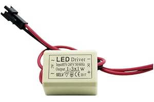 YHLOUBB Driver LED a corrente costante da 1pcs 220V,1-3W