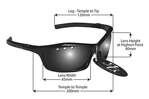 RayZor-Professional-Lightweight-UV400-White-Sports-Wrap-Golf-Sunglasses-With-a-Vented-Red-Iridium-Mirrored-Anti-Glare-Lens