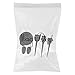 Salon Hair Dye Tint Bleach Mixing Bowl Comb Brush Set - Black