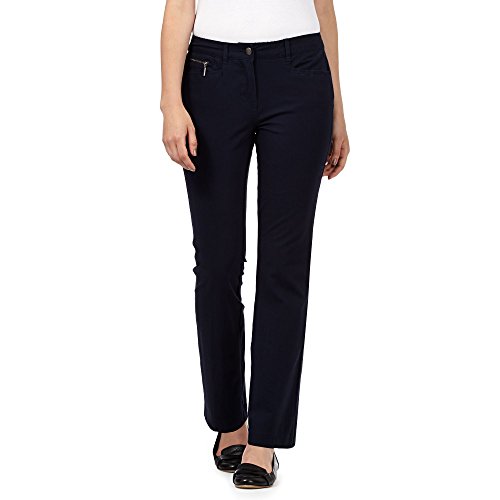 Maine New England Womens Navy Bi-Stretch Jeans 14S