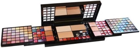 Cameo All in One Makeup Kit (84 Eyeshadows,12 Lip Glosses,6 Blushes,1 Lip Liner Pencil,4 Applicators,26 Lip Colors,6 Body Glitters,3 Pressed Powders,1 Eyeliner Pencil,1 Brush) by Cameo Makeup Sets