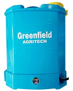 Greenfield Battery Operated 12 Volt 8 amp Agriculture Knapsack 16L Sprayer Pump (Blue)