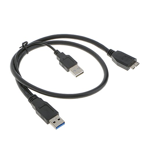 MagiDeal USB 3.0 Kabel A Stecker auf Y-Kabel für Toshiba Externe Festplatte