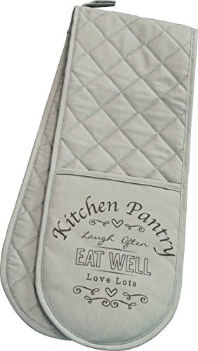 David Mason Design Kitchen Pantry Oven Glove, Fabric, Brown