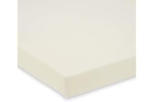 ‎FABIMAX FabiMax Jersey Spannbettlaken für Laufgitter 100x100 cm, creme