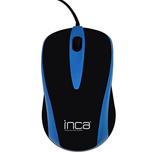 Preisvergleich Produktbild Inca Optische Maus Kabelgebunden (Blau)