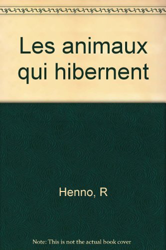 couverture de : Les Animaux qui hibernent